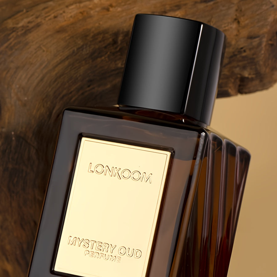 LONKOOM Men's Eau De Parfum - 3.36oz, Refreshing & Long-Lasting Scent with Oriental Wood, Vanilla, Pepper, Vetiver, Tonka Bean & Amber Notes - Perfect Father's Day Gift
