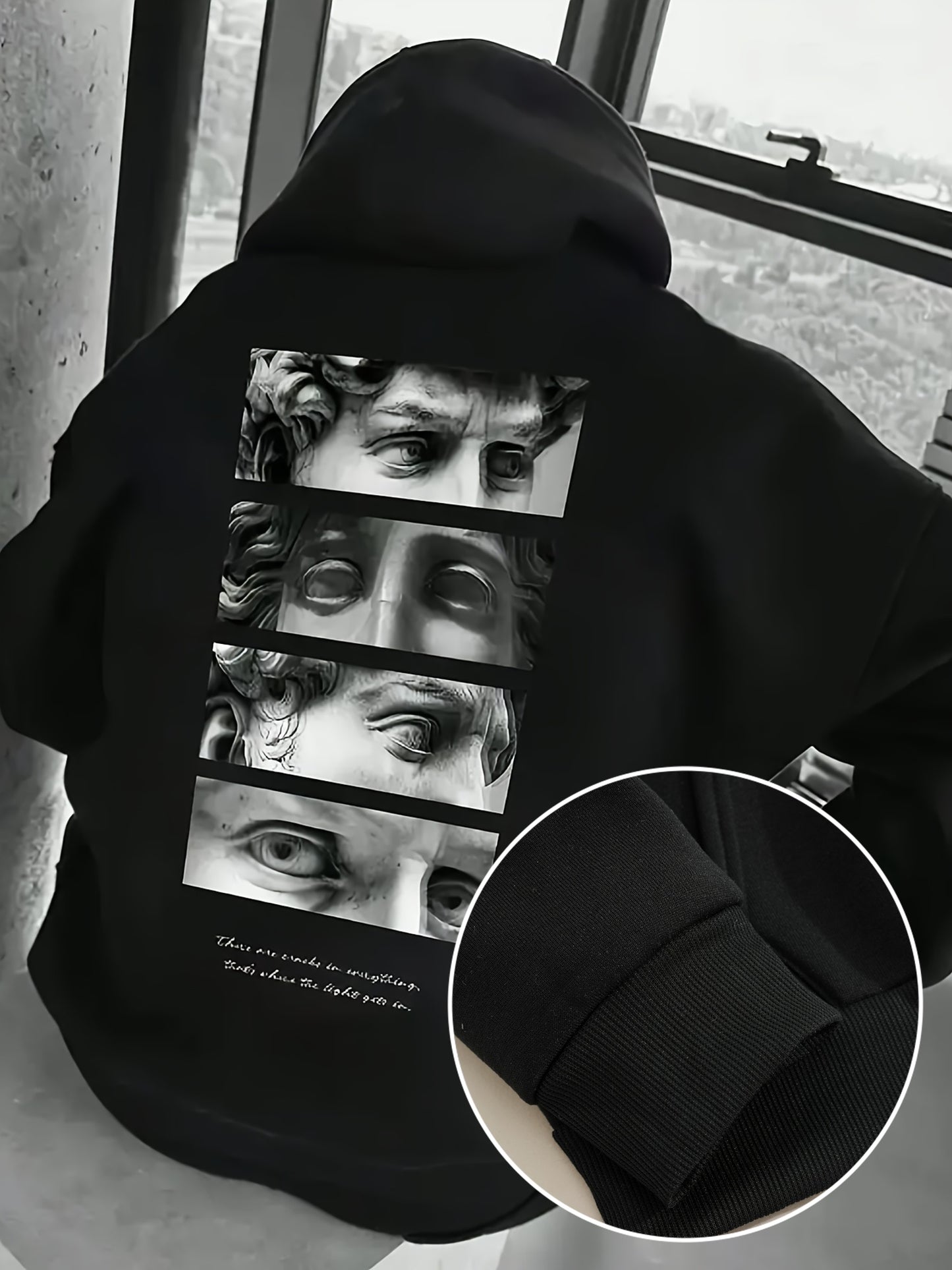 Women'S Casual Hooded Sweatshirt with Cartoon Print, Long Sleeve Pullover with Pocket Detail, 100% Polyester Knit Fabric, Regular Fit Hoodie for Fall/Winter - 220gsm