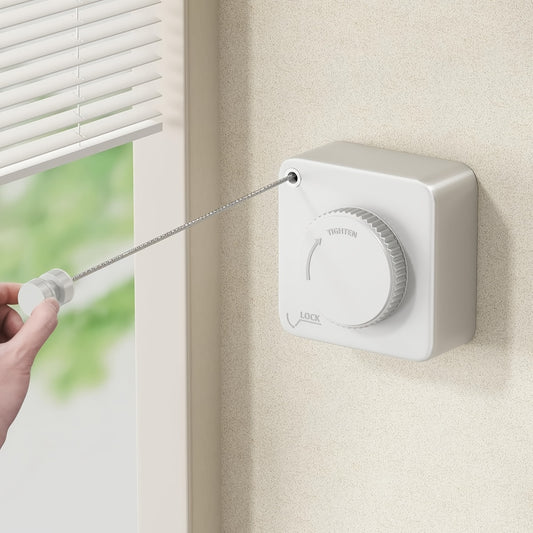 1pc Heavy-Duty Telescopic Indoor/Outdoor Clothesline - Wall-Mounted Stainless Steel, 4.6 meter Long, Space-Saving Design for Efficient Laundry Drying, Laundry Drying Solution|Modern Wall Mount|Durable Clothesline, Clothes Dry