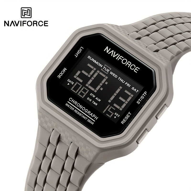 Men'S Digital Watch, Men'S Sports Watch. Silicone Strap Men'S Stylish Watch.