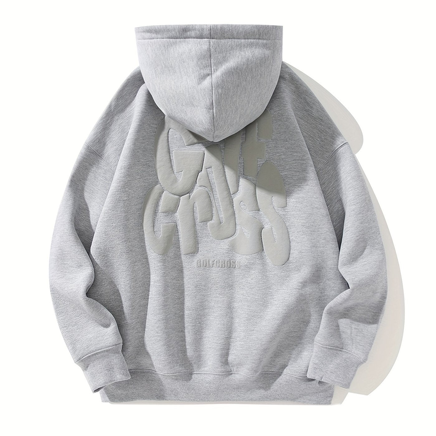 Relaxed Fit Streetwear Hoodie - Soft Cotton Blend, Kangaroo Pocket, Long Sleeve, Loose Letters Print, Perfect for Outdoor Activities and Casual Daily Wear
