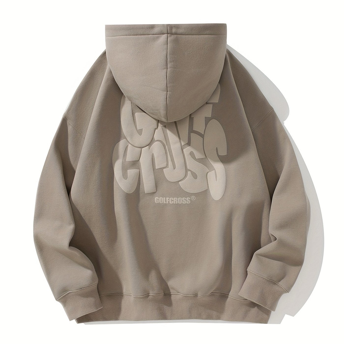 Relaxed Fit Streetwear Hoodie - Soft Cotton Blend, Kangaroo Pocket, Long Sleeve, Loose Letters Print, Perfect for Outdoor Activities and Casual Daily Wear