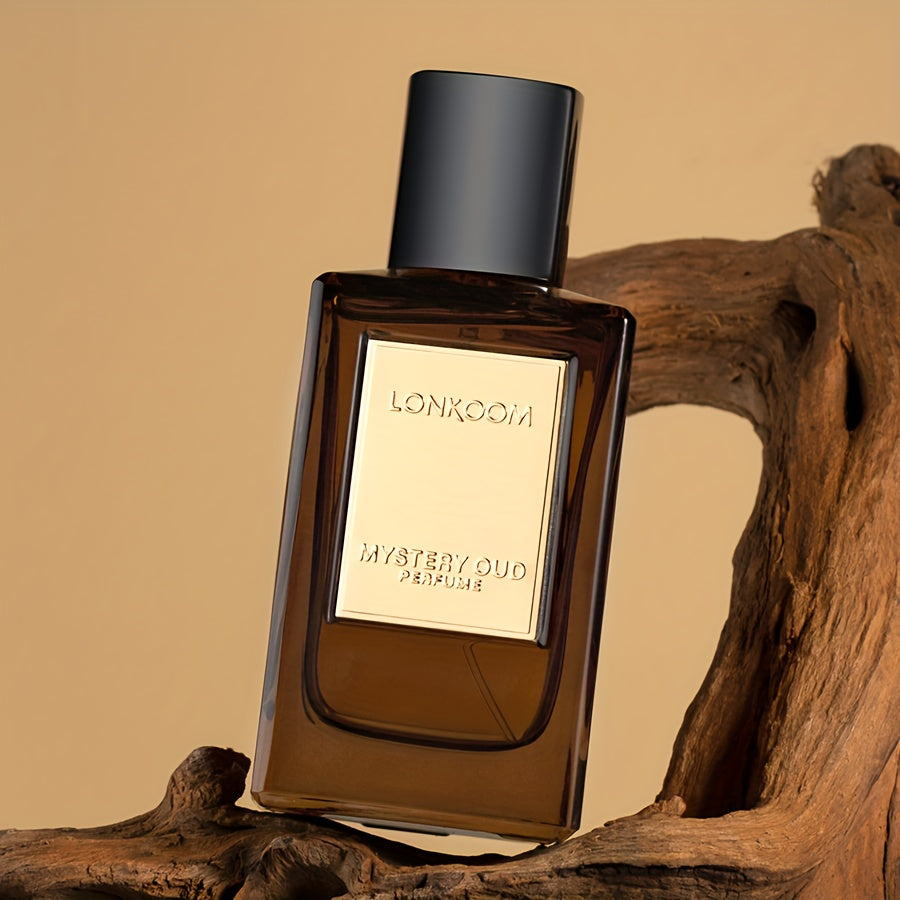 LONKOOM Men's Eau De Parfum - 3.36oz, Refreshing & Long-Lasting Scent with Oriental Wood, Vanilla, Pepper, Vetiver, Tonka Bean & Amber Notes - Perfect Father's Day Gift