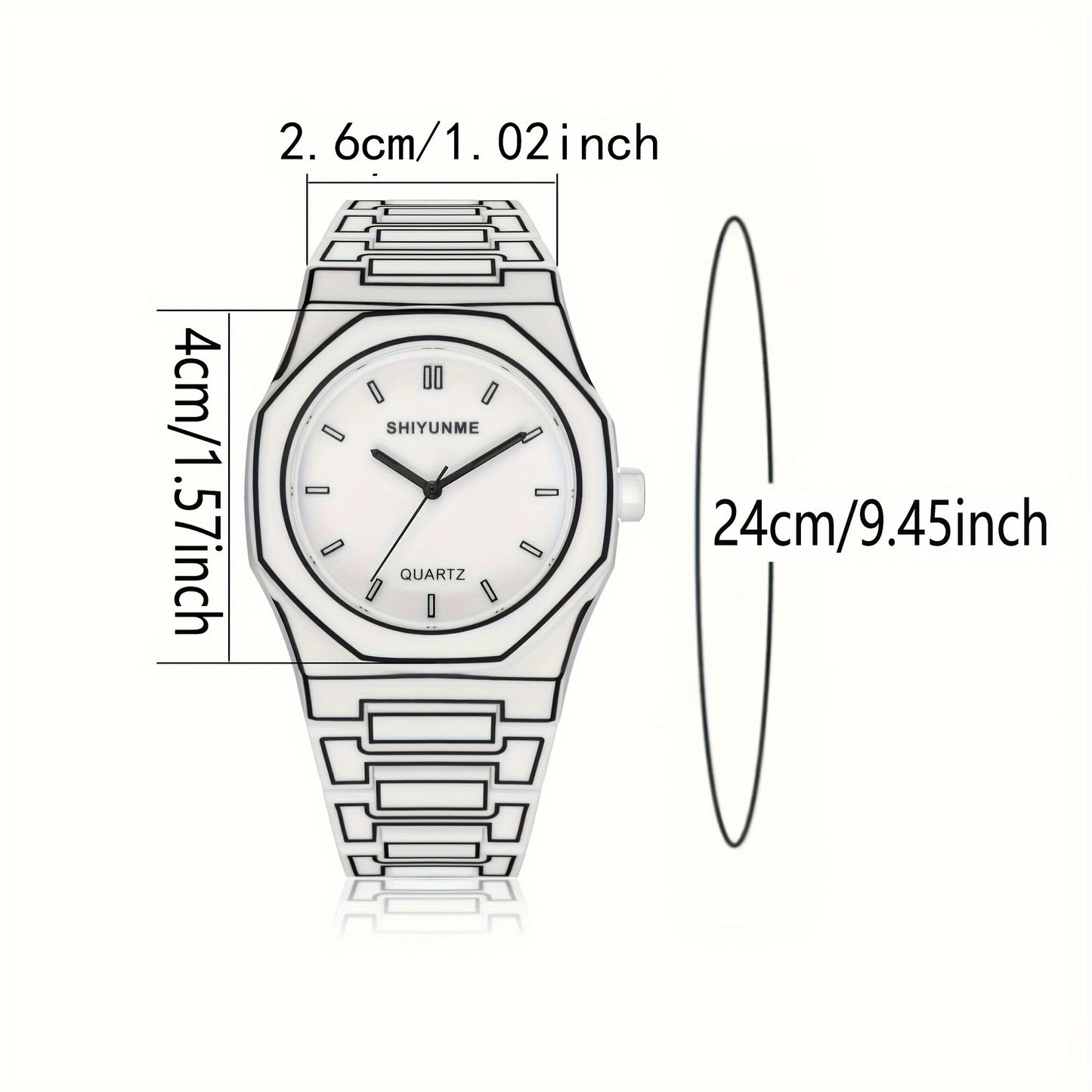 Stylish Creative Men's Watch Trendy Lines Men's Quartz Watch Suitable for Daily Life and Sports Gift Giving