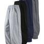 1pc Men's Casual Joggers - Soft Polyester Elastic Waist Drawstring Tapered Leg Streetwear Gym Pants for Spring/Autumn Outdoor Running Fitness (Black/Navy/Gray Heather)