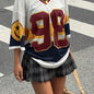 Women'S New Letter & Numeral Print Sweatshirt
