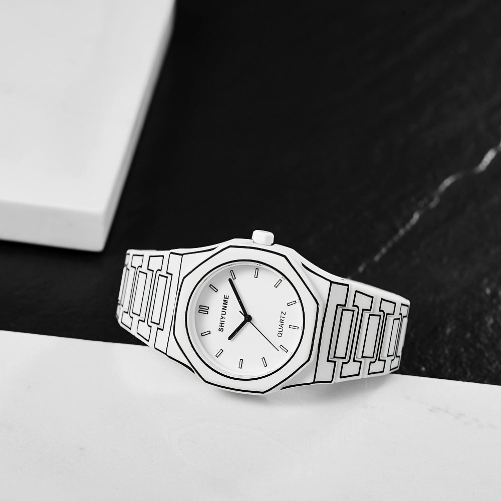 Stylish Creative Men's Watch Trendy Lines Men's Quartz Watch Suitable for Daily Life and Sports Gift Giving