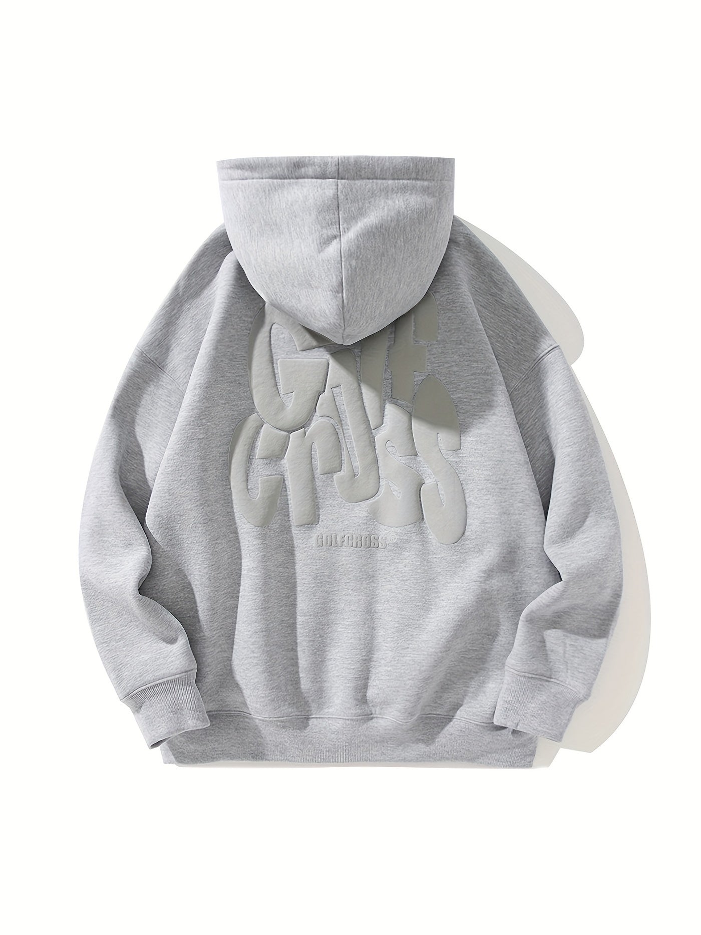 Relaxed Fit Streetwear Hoodie - Soft Cotton Blend, Kangaroo Pocket, Long Sleeve, Loose Letters Print, Perfect for Outdoor Activities and Casual Daily Wear