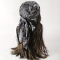 1pc Women's Luxurious Elegant Fashion Color Block Printed Bandana Scarf, 70*70cm, Suitable for Daily Wear, Best Choice for Gift