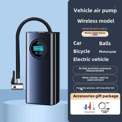 Portable Wireless Electric USB Tire Inflation Pump