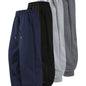 1pc Men's Casual Joggers - Soft Polyester Elastic Waist Drawstring Tapered Leg Streetwear Gym Pants for Spring/Autumn Outdoor Running Fitness (Black/Navy/Gray Heather)