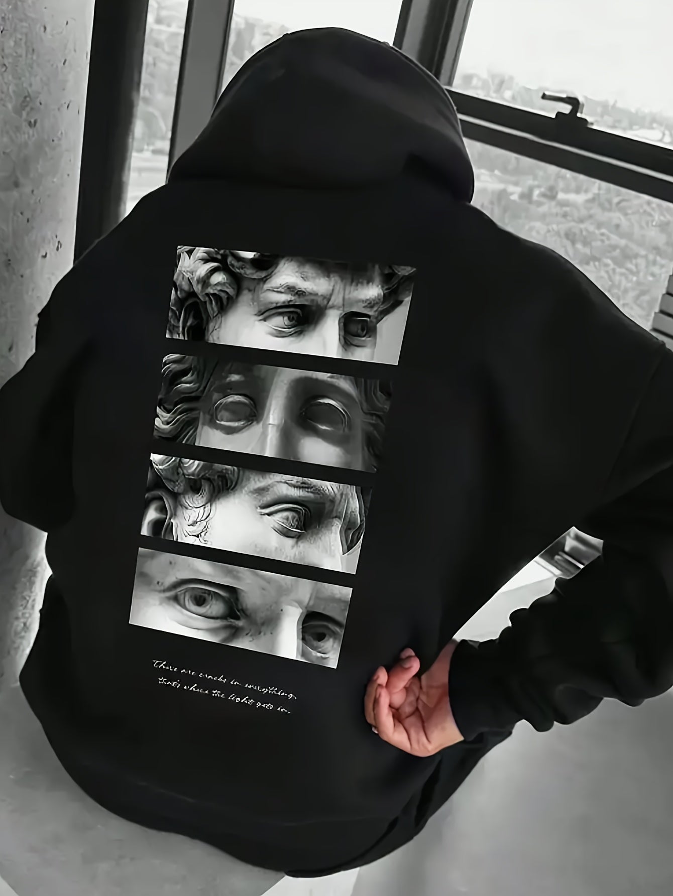 Women'S Casual Hooded Sweatshirt with Cartoon Print, Long Sleeve Pullover with Pocket Detail, 100% Polyester Knit Fabric, Regular Fit Hoodie for Fall/Winter - 220gsm