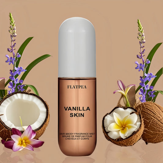 50ml Vanilla Skin Spray, Body Perfume for Women, Refreshing And Long Lasting Fragrance with Floral Notes, Perfume for Dating And Daily Life, A Perfect Gift for Her