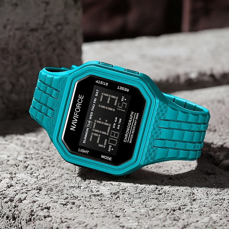 Men'S Digital Watch, Men'S Sports Watch. Silicone Strap Men'S Stylish Watch.