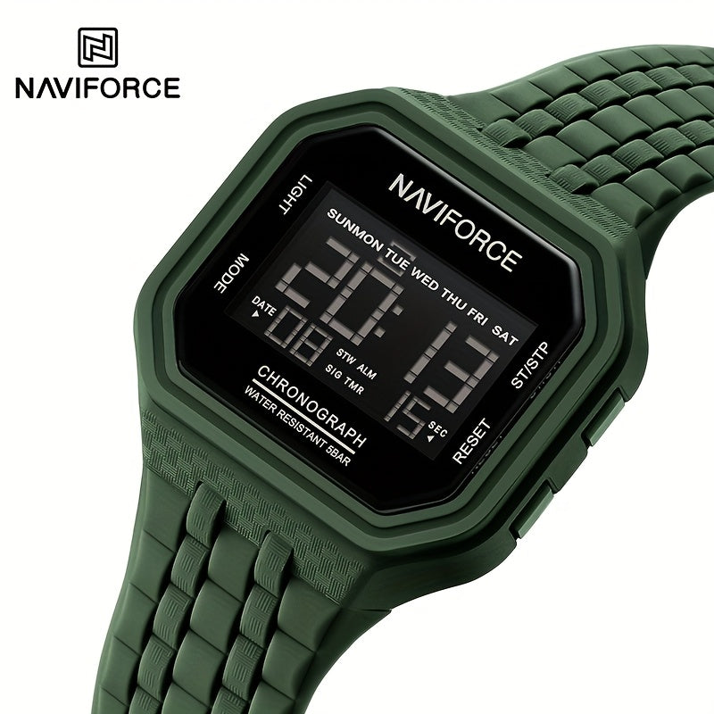 Men'S Digital Watch, Men'S Sports Watch. Silicone Strap Men'S Stylish Watch.