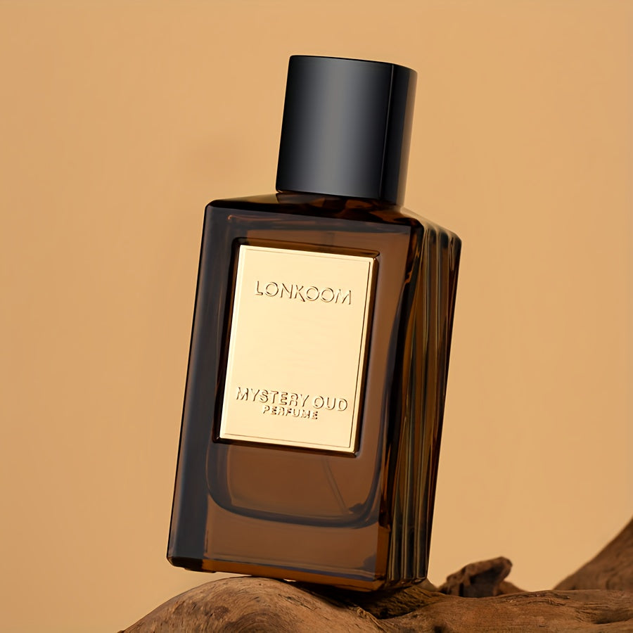 LONKOOM Men's Eau De Parfum - 3.36oz, Refreshing & Long-Lasting Scent with Oriental Wood, Vanilla, Pepper, Vetiver, Tonka Bean & Amber Notes - Perfect Father's Day Gift