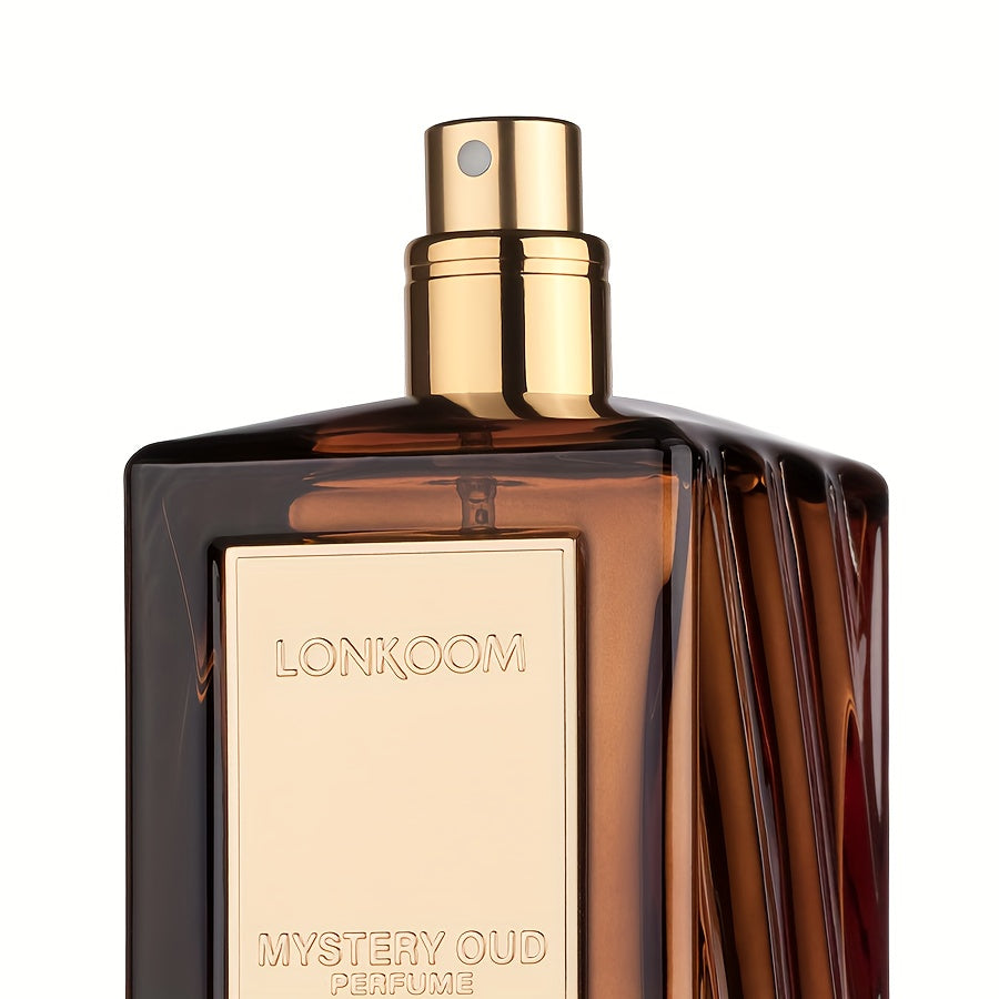 LONKOOM Men's Eau De Parfum - 3.36oz, Refreshing & Long-Lasting Scent with Oriental Wood, Vanilla, Pepper, Vetiver, Tonka Bean & Amber Notes - Perfect Father's Day Gift